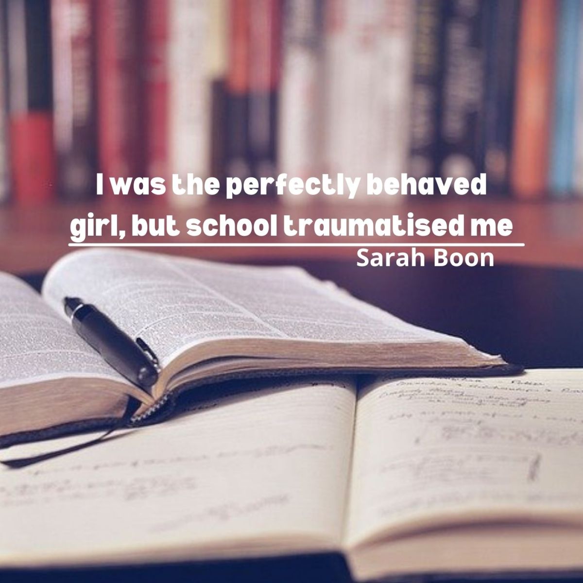I was the perfectly behaved girl, but school traumatised&nbsp;me