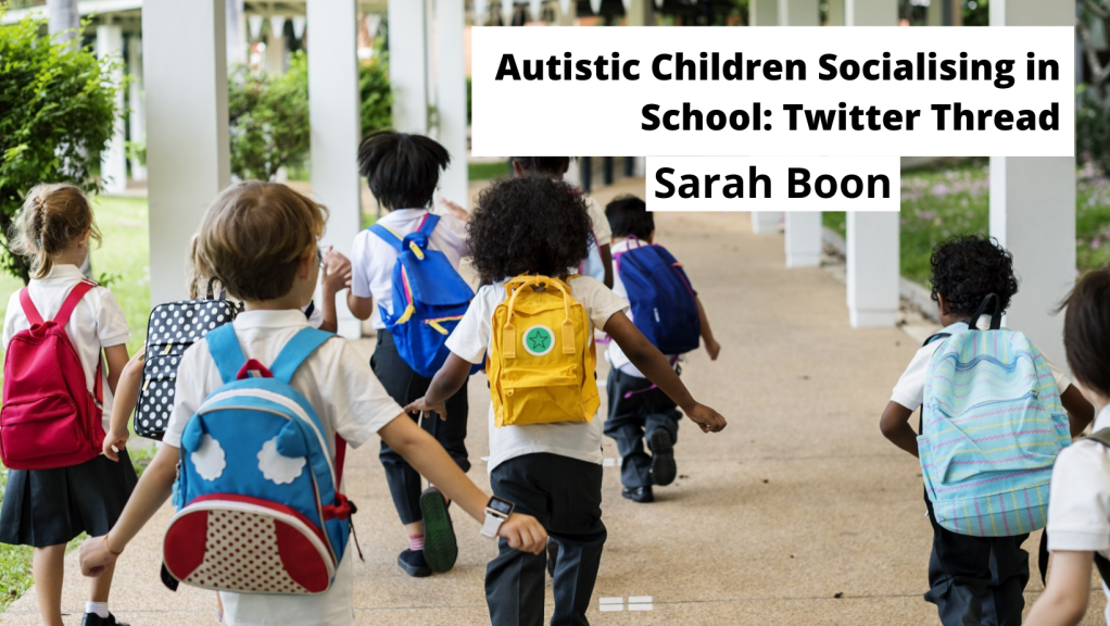 Autistic Children Socialising in School